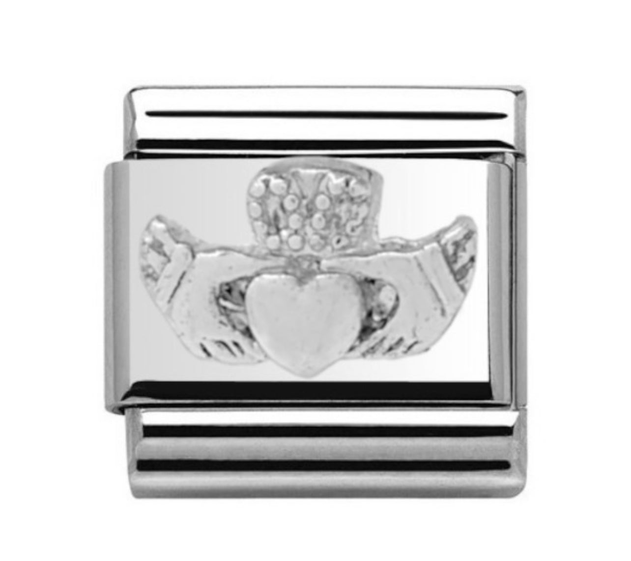 Silver Claddagh Charm