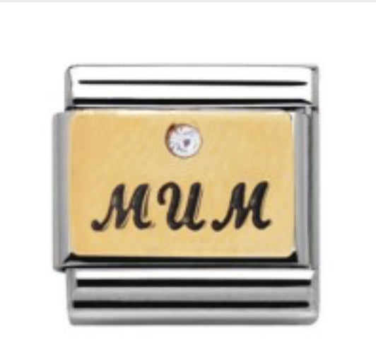 Gold Mum Charm