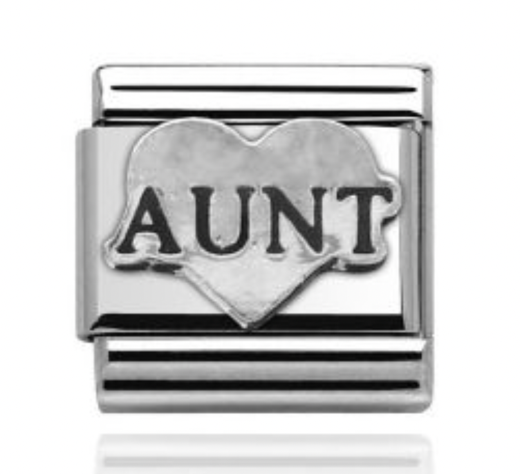 Silver Aunt Charm