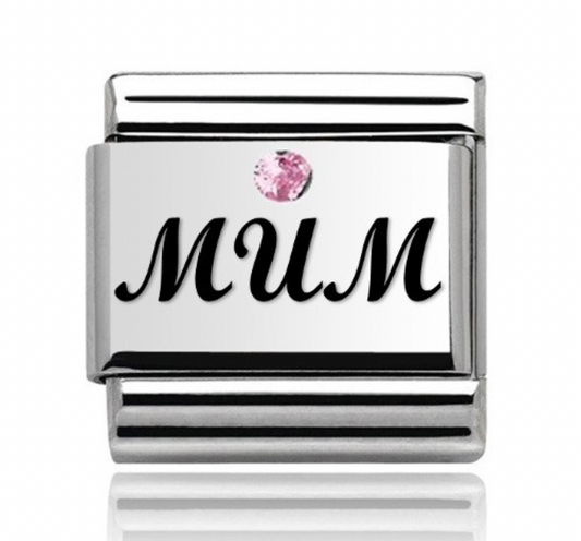 Silver Mum Charm